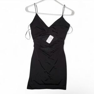 Windsor NWT Size Medium Black Cut Out Bodycon Dress